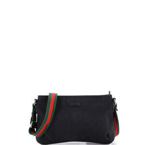 Gucci Web Strap Messenger Bag Gg Canvas #228105G11B